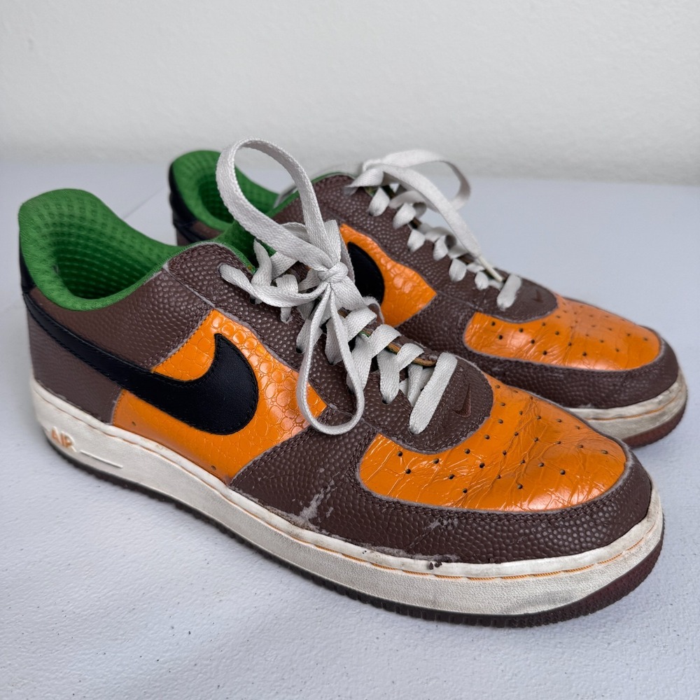 Vintage Nike Air Force 1 Super Bowl Shoes Mens Size 10.5 312945-801 2006